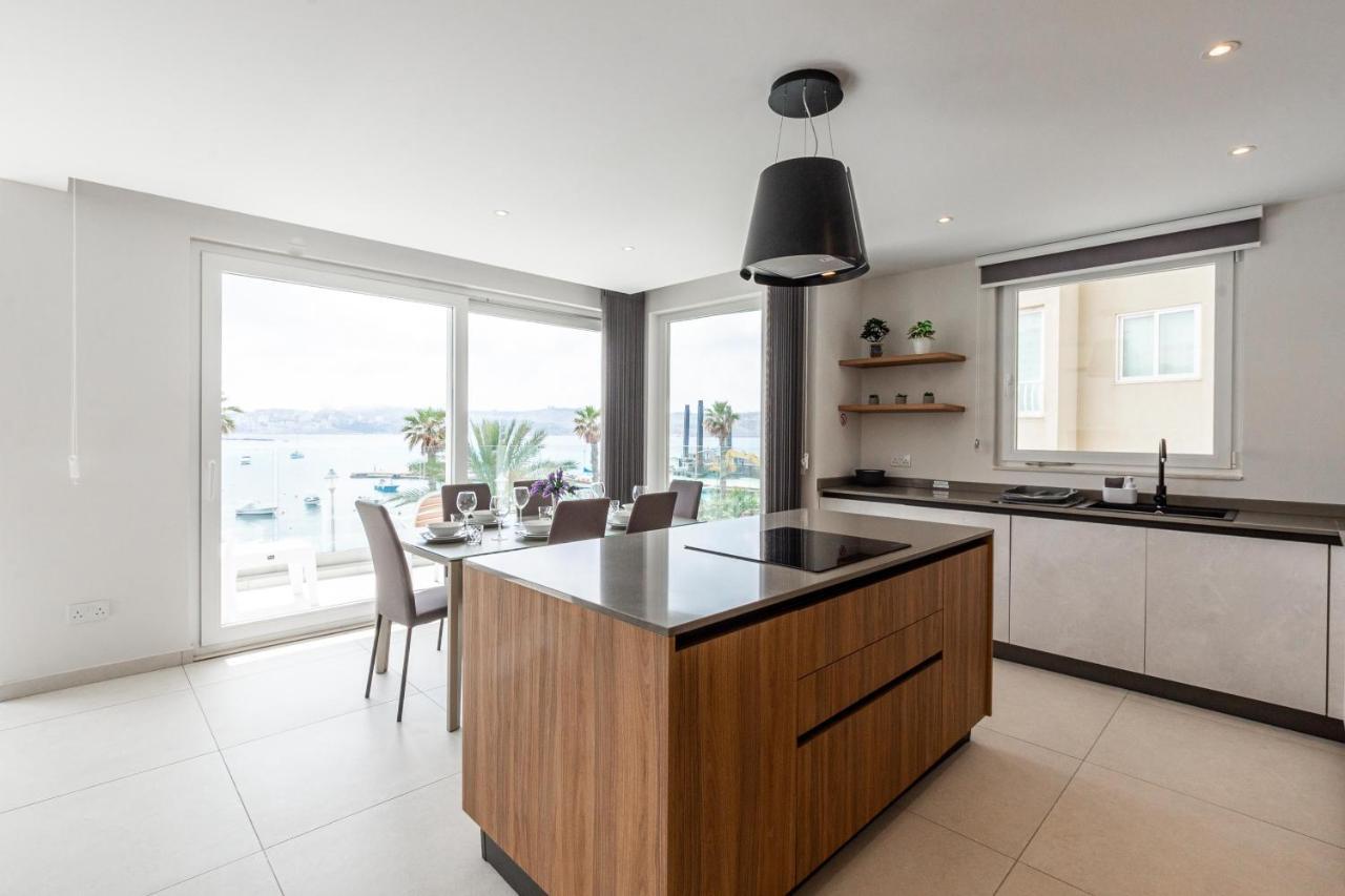 Seafront Luxury Apartment St. Paul's Bay Esterno foto